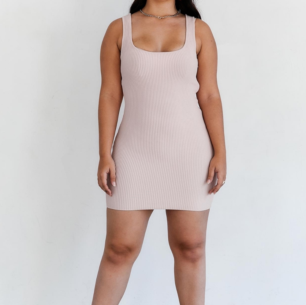 Princess Polly Ribbed Knit Dress